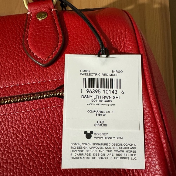 🐭 Disney X Coach Rowan Satchel With Minnie Mouse - Picture 13 of 16